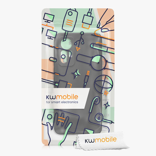 KWmobile Задна корица Силикон черен мат (Xiaomi 12 Lite)