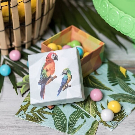 Paper Box Parrot 8x8x5cm Set/12