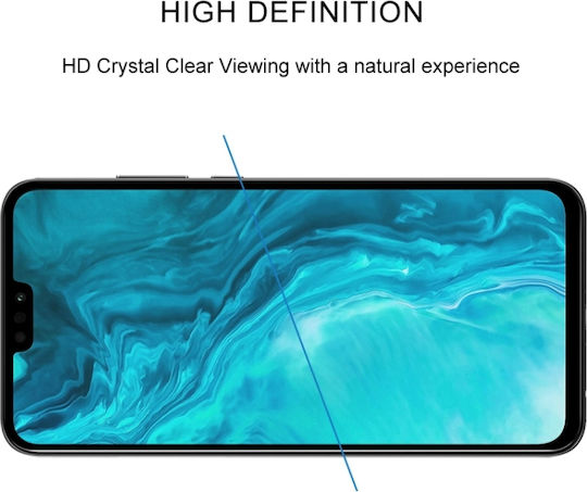 Full Glue Full Face Tempered Glass Μαύρο (Honor 9X Lite)