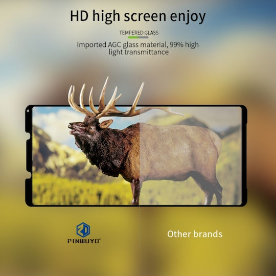 Full Face Tempered Glass Μαύρο (Xperia 1 II)