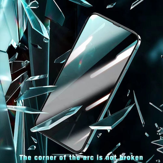 Anti-Spy Privacy Full Face Tempered Glass Μαύρο (iPhone 11 Pro Max / XS Max)