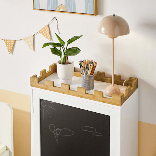 Cabinet pardoseală Lemn Alb 63x100x30cm