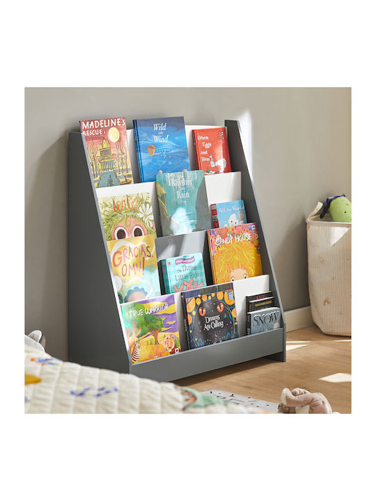 Bücherregal Boden Gray 80x88x30cm