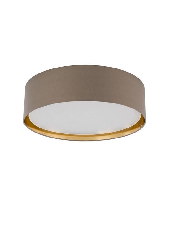 TK Lighting Deckenleuchte 45cm Schwarz mit Fassung E27