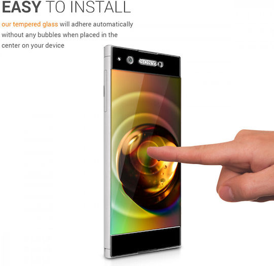 KWmobile Tempered Glass Μαύρο (Xperia XA1 Ultra)