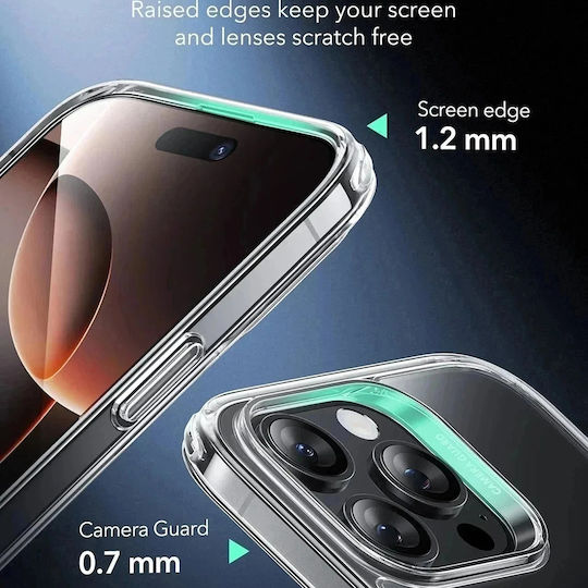 ESR Classic Hybrid Camera Umschlag Rückseite Silikon Transparent (iPhone 17 Pro Max / iPhone 17 Pro / iPhone 16 Pro Max)
