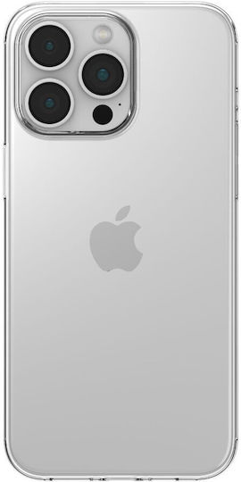 Devia Umschlag Rückseite Silikon Transparent (iPhone 15 Pro Max)