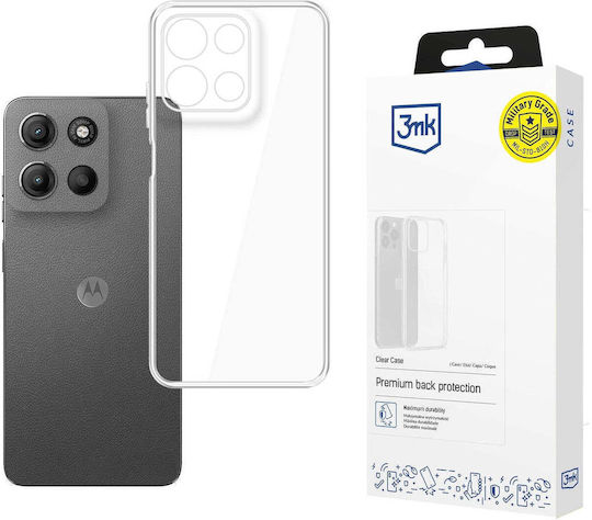 3MK Clear Back Cover Plastic Transparent (Motorola Moto G15, Motorola Moto G15 Power)