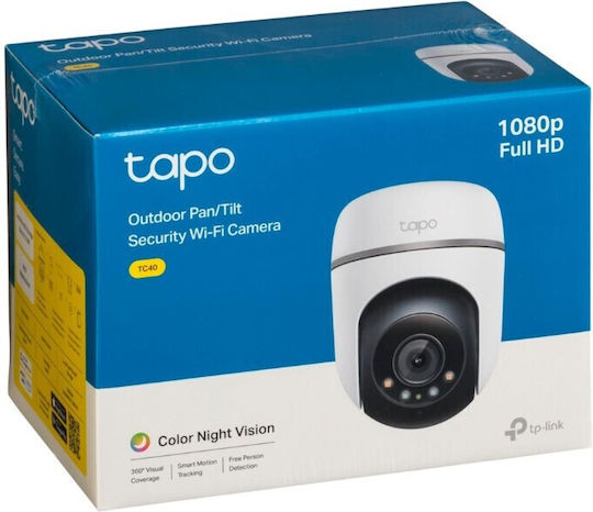 TP-LINK Tapo TC40 v1 IP Κάμερα Παρακολούθησης Full HD 1080p Αδιάβροχη με Αμφίδρομη Επικοινωνία