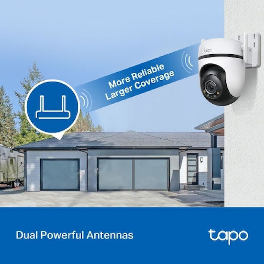 TP-LINK Tapo C520WS v2 IP Κάμερα Παρακολούθησης Wi-Fi Full HD+ 4MP Αδιάβροχη με Αμφίδρομη Επικοινωνία και Φακό 3.18mm
