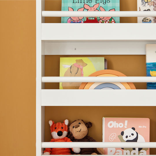 Bücherregal Boden Weiß 60x80cm