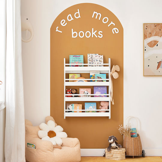 Bücherregal Boden Weiß 60x80cm