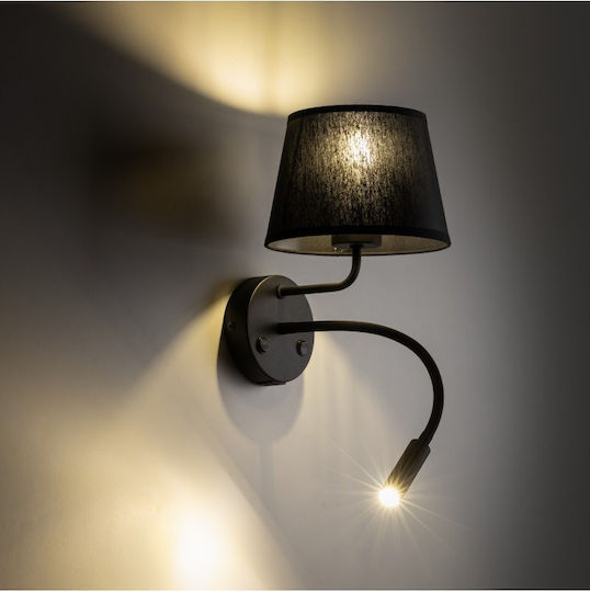 TK Lighting Maja Φωτιστικό Τοίχου Μαύρο 40εκ. TK Lighting Maja Φωτιστικό Τοίχου Μαύρο 40εκ.