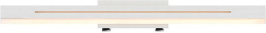 Nordlux Otis Modern Wall Lamp with Integrated LED and Warm White Light 60x60x7.5cm