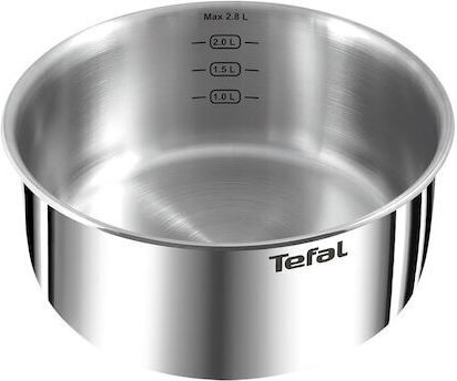 Tefal Ingenio Emotion Σετ Μαγειρικά Σκεύη από Ανοξείδωτο Ατσάλι Silver 5τμχ