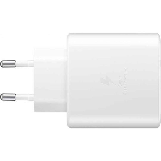 Samsung Charger with USB-C Port and Cable USB-C - USB-C 45W Whites (EP-TA845X Bulk)