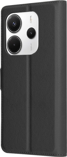 Book Δερμάτινο Μαύρο (Redmi Note 14 5G)