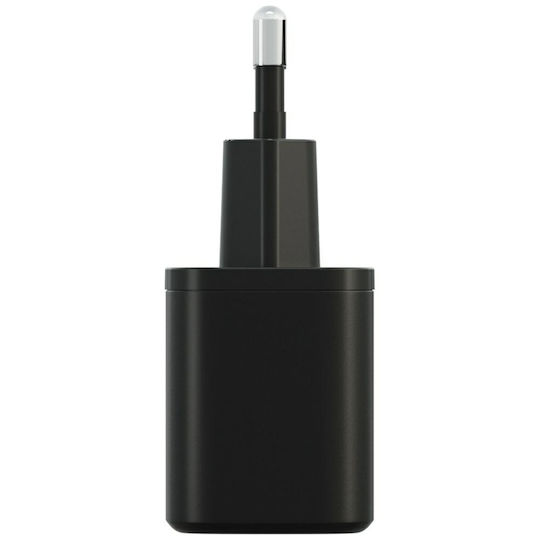 Bazic Charger GaN with USB-A Port and USB-C Port and Cable USB-C - USB-C 35W Power Delivery / Quick Charge 3.0 Blacks (Goport Velox Kit)