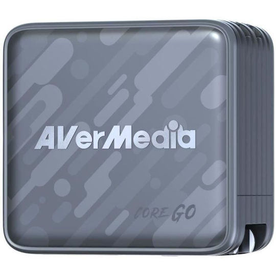 AVerMedia Charger Without Cable GaN with USB-A Port and 2 USB-C Ports 100W Power Delivery Blacks (GC313 Core GO)