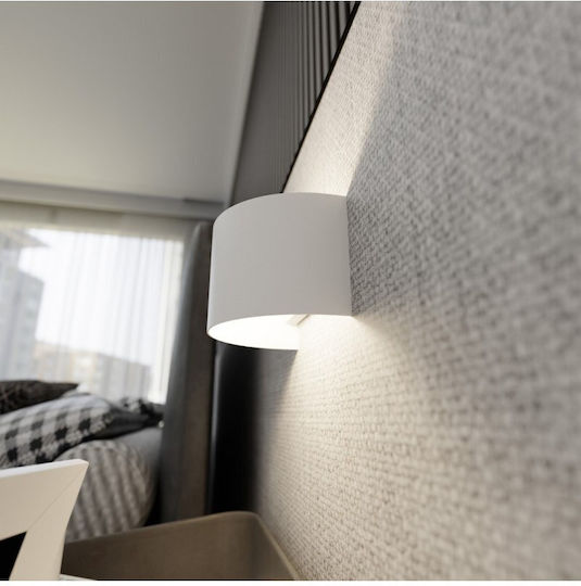 Emibig Modern Lumină de Perete cu Soclu G9 Alb 20cm