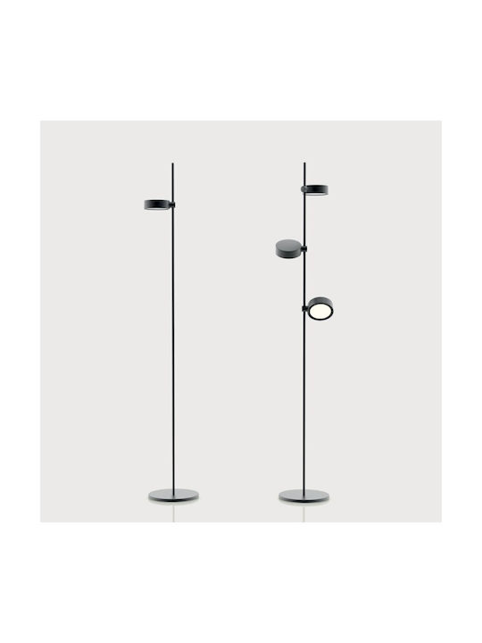 Zafferano Lampă De Podea LED Pentru Exterior 3.5W IP65 Neagră