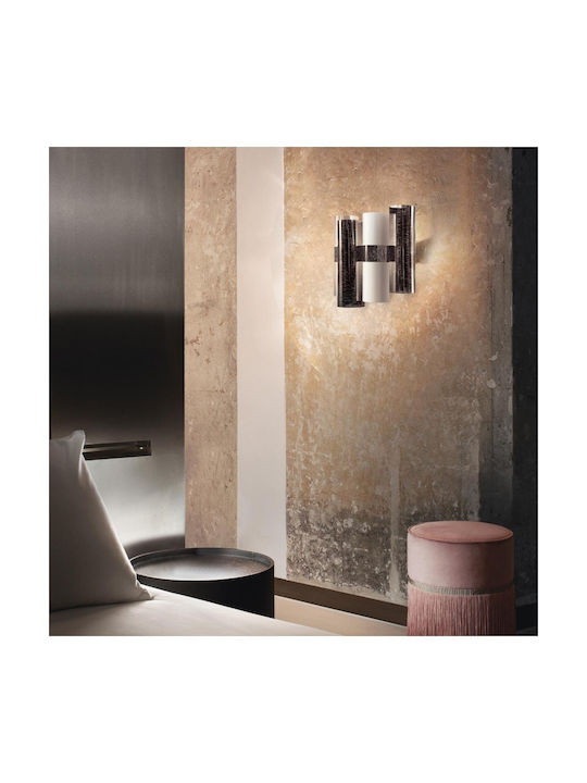 Slamp Leuchte Wand mit Fassung E14 Gray