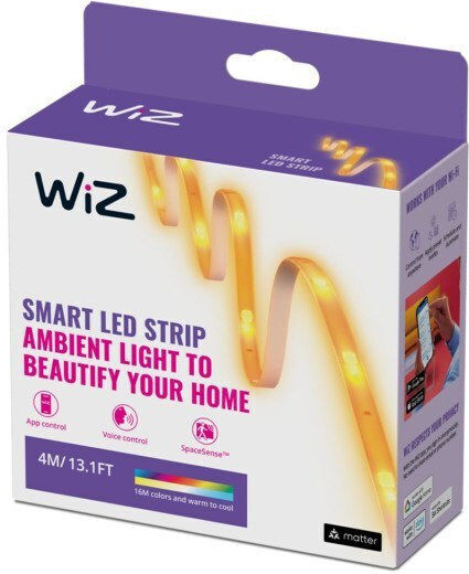 WiZ Ταινία LED Ρυθμιζόμενο Λευκό Φως 4m