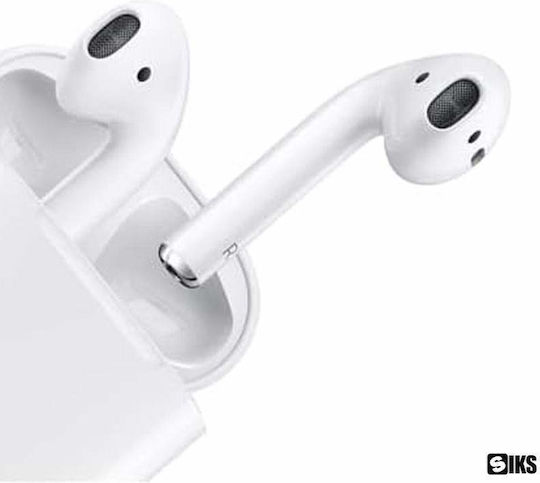 In-Ear Bluetooth-Freisprecheinrichtung Kopfhörer mit Ladeetui Weiß