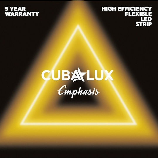 Cubalux Αδιάβροχη Ταινία LED 24V Φυσικό Λευκό Φως 5m