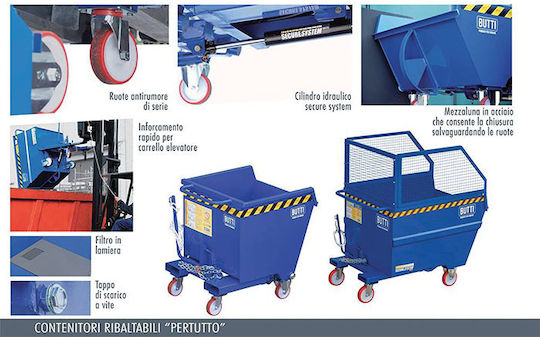 Butti Transport-Wagen for Load Weight up to 600kg