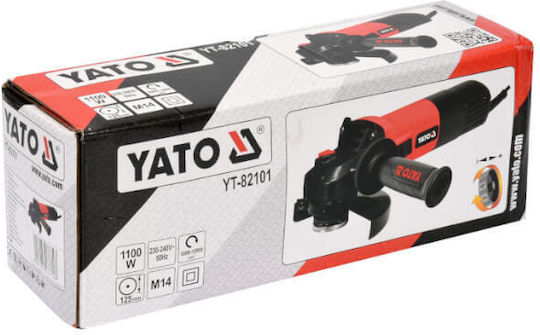Yato Τροχός 125mm Ρεύματος 1100W με Ρύθμιση Στροφών
