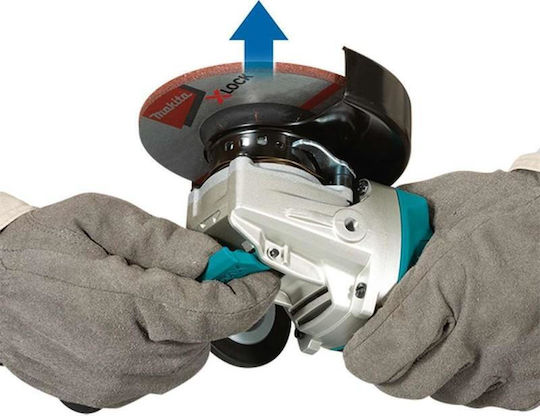 Makita DGA521ZX1 Τροχός 125mm Μπαταρίας με Ρύθμιση Στροφών 18V Solo