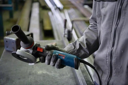 Bosch GWS 17-125 S Τροχός 125mm Ρεύματος 1700W με Ρύθμιση Στροφών