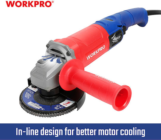 WorkPro Τροχός 125mm Ρεύματος 750W
