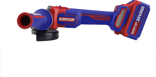 Emtop ELAG211542 Ъглошлайф 115мм На батерия