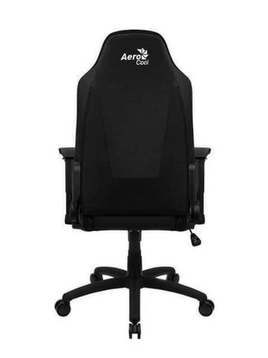 Aerocool Геймърски стол с регулируеми подлакътници Черен