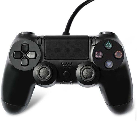 DB081CYBM Gamepad Cu Fir Pentru PS4 Negru