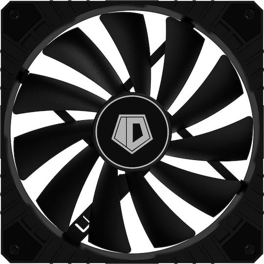 ID-Cooling Ventilator Pentru Carcasă 140mm (76.8cfm) Fără Iluminare LED și Conexiune 3-Pin