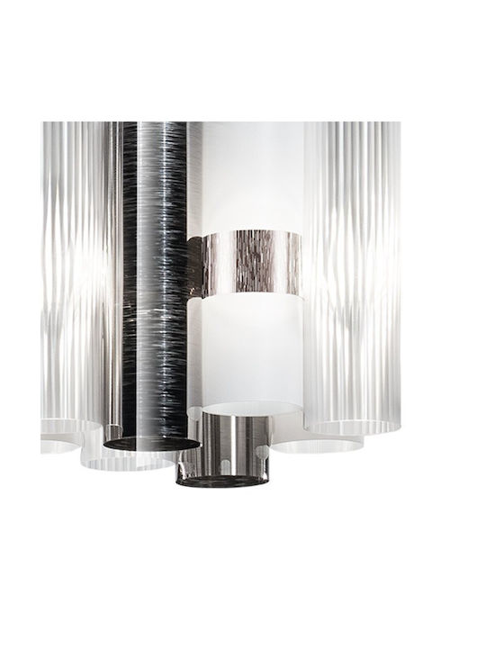 Slamp La Lollo Κρεμαστό Φωτιστικό Κίτρινο LED με Θερμό Λευκό Φως Ράγα 142x28x28εκ.