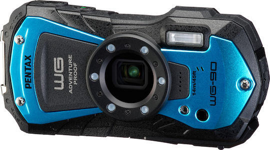 Pentax WG-90-BLUE Компактен Фотоапарат 16МР Оптично Увеличение 5x Син