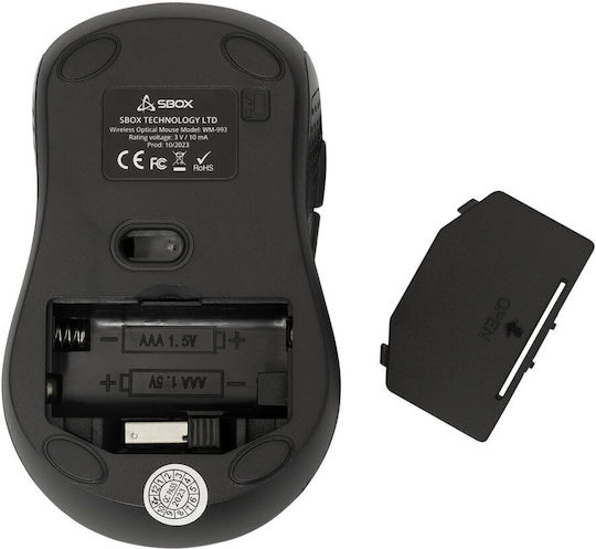 Sbox WM-993 С кабел Мишка Черен