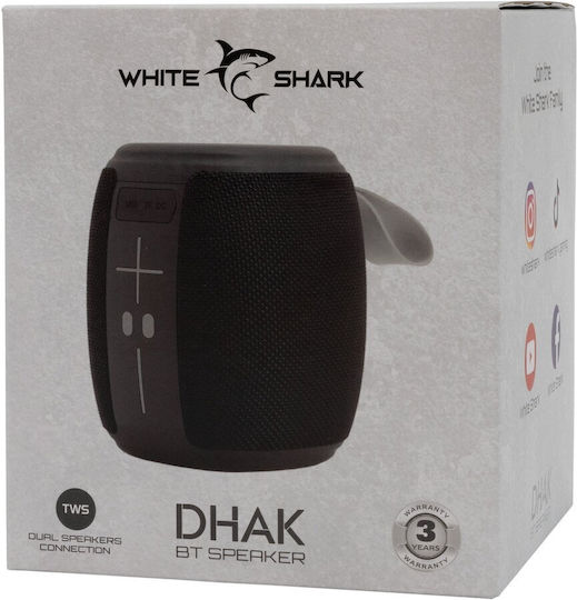 White Shark Boxă Bluetooth 5W cu Radio Negru GBT-888