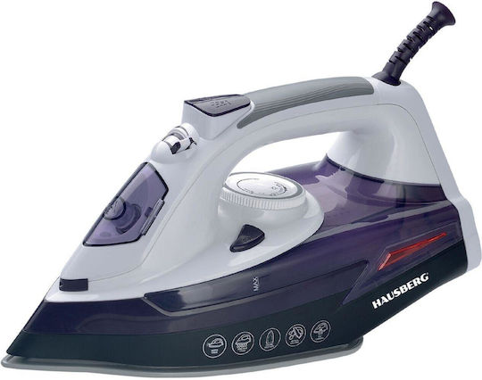 Hausberg Σίδερο Ατμού 2300W με Κεραμική Πλάκα