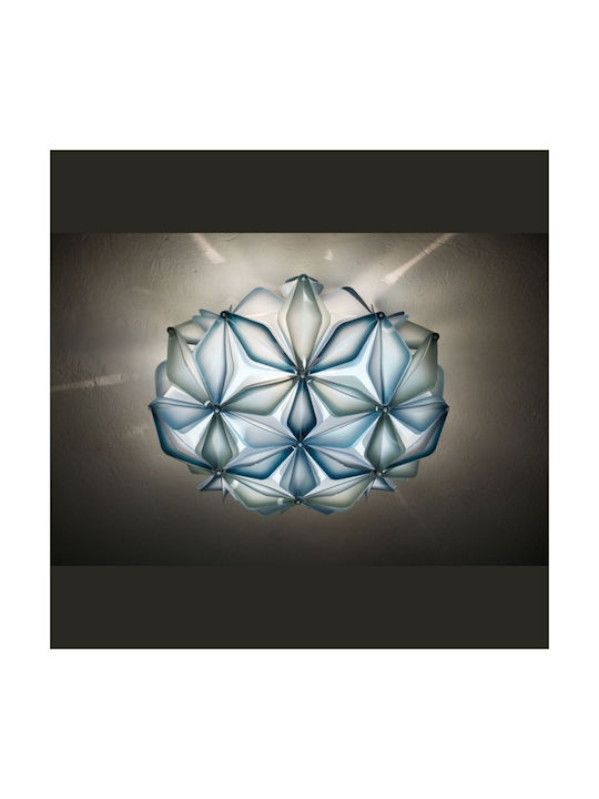 Slamp La Vie Ceiling Mount Light Blue with Socket E27
