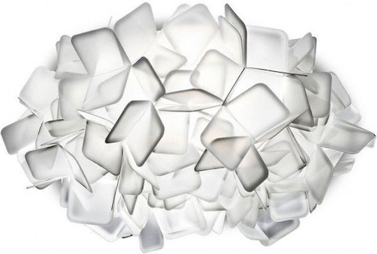 Slamp Clizia Medium Fume Πλαφονιέρα Οροφής Διάφανη με Ντουί E27
