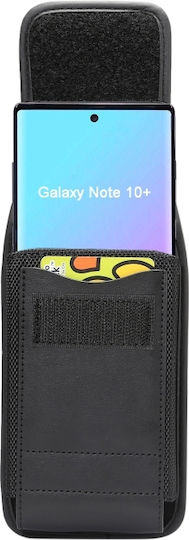 Multifunctional Waist Bag Nylon Oxford Fabric Vertical Card Slot Smartphone 6.3 Inches Or Smaller Black