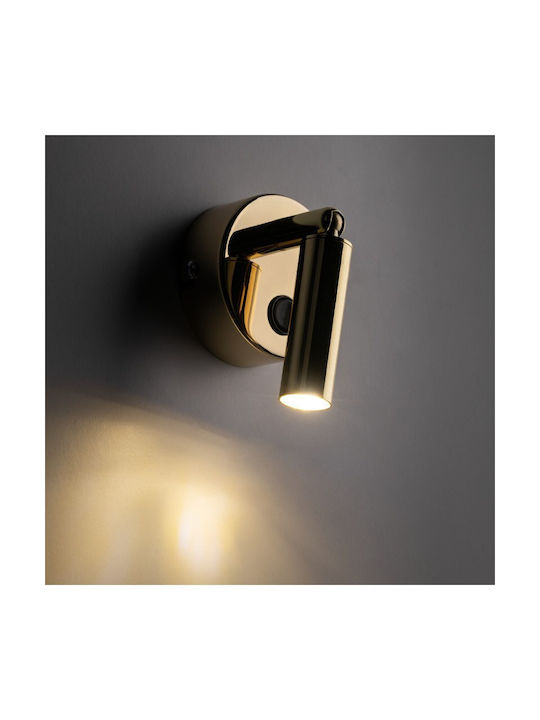 TK Lighting Enzo Single Spot with Socket G9 in Gold Color