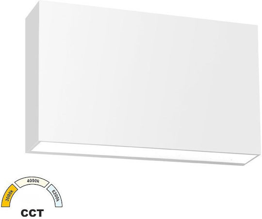 Adeleq Aplica de exterior montată pe perete LED IP65 12W cu Alb reglabil Lumină Dublu Fascicul