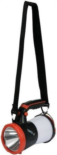 Yato Taschenlampe LED IP54 mit maximaler Helligkeit 530lm Schwarz