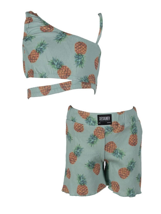 Kinder-Set mit Shorts Sommer 2Stück Pink